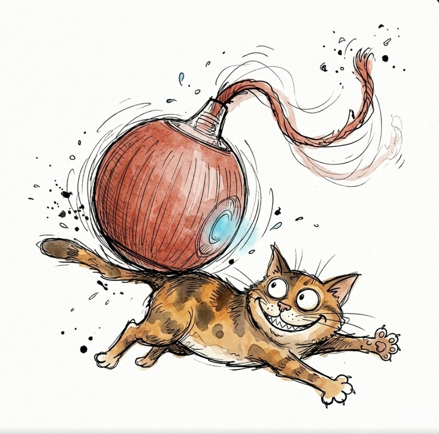 The Ball That Moves Like It Owes Your Cat Money