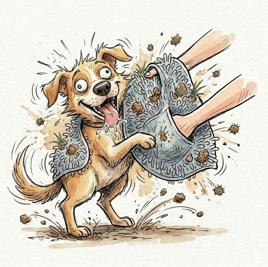 Wet Dog Damage Control