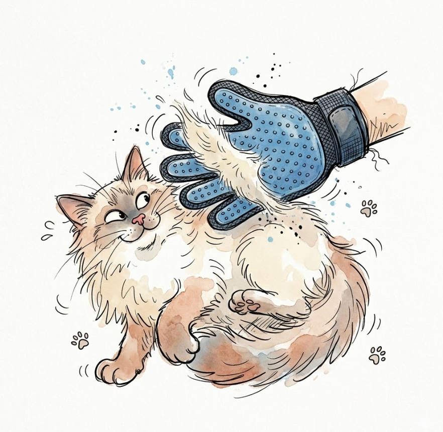 Fur Removal Disguised as Affection