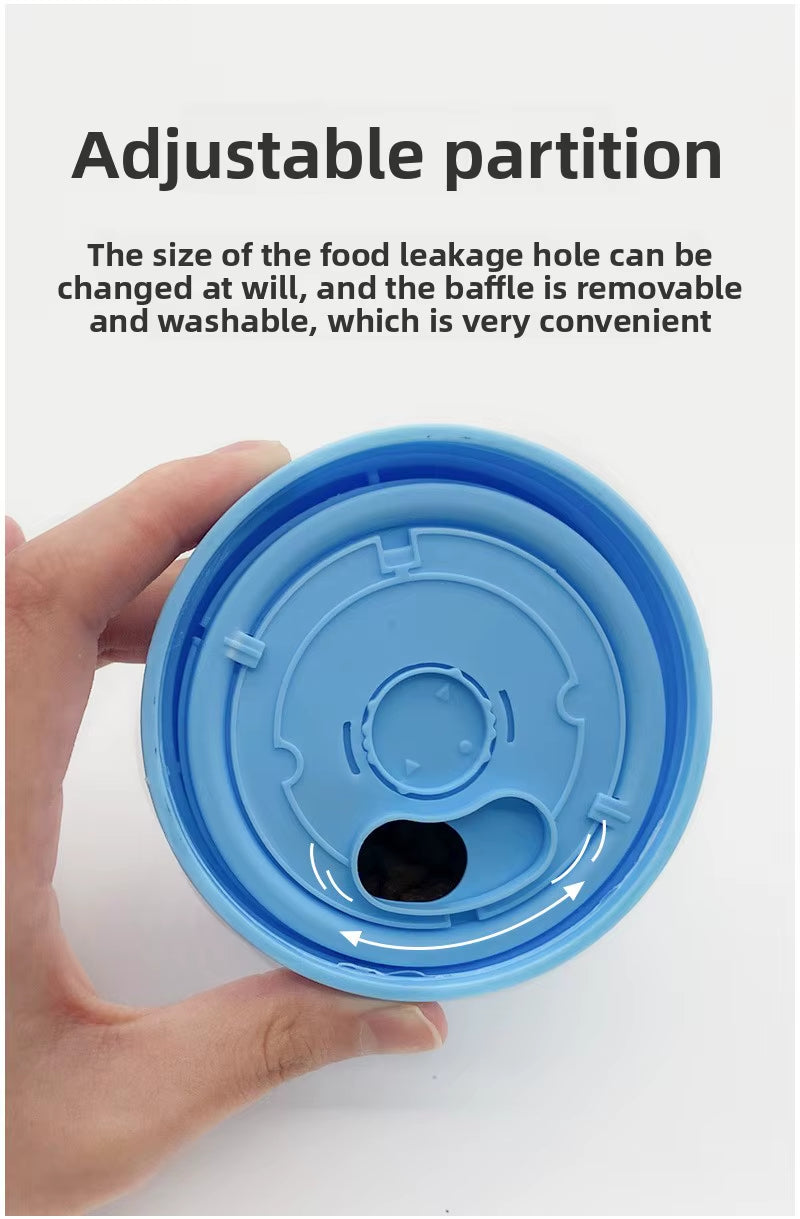 Treat Ball Dog Treat Dispenser Toy Ball Interactive Dog Toy - 4" Dog Food Toy Stimulation, Slow Feeder